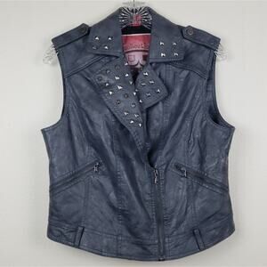 Collection B by Bernando | Faux Leather Vest